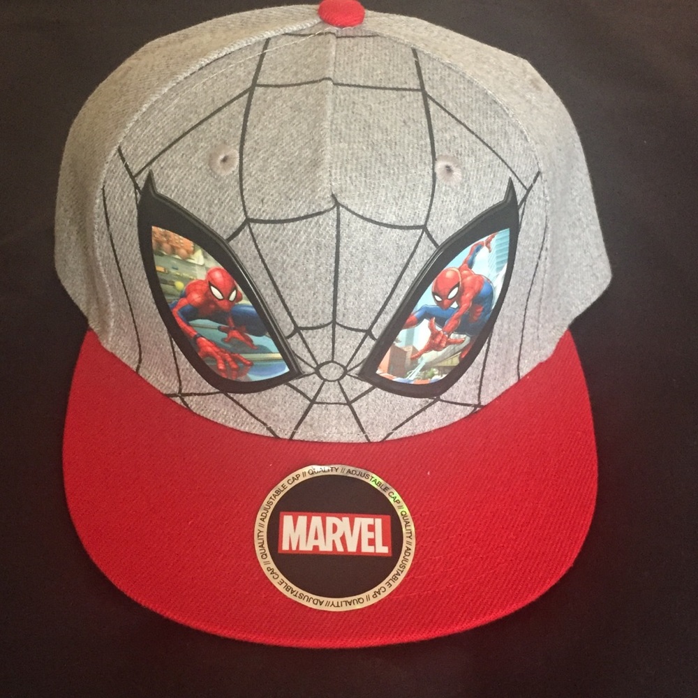 H&M Cap with a Motif Grey/Spiderman